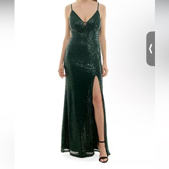 Speechless Sequin Gown / Holiday Party / New Year's Eve NYE - Picture 3 of 16